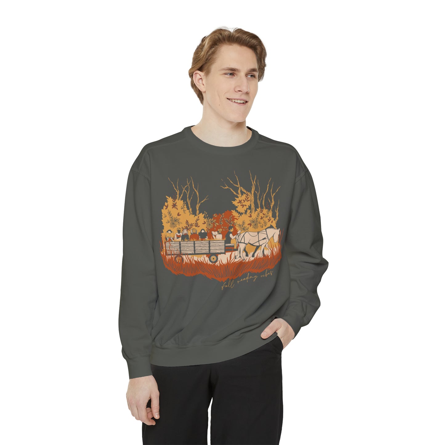 Fall Reading Vibes Unisex Sweatshirt (Three Color)