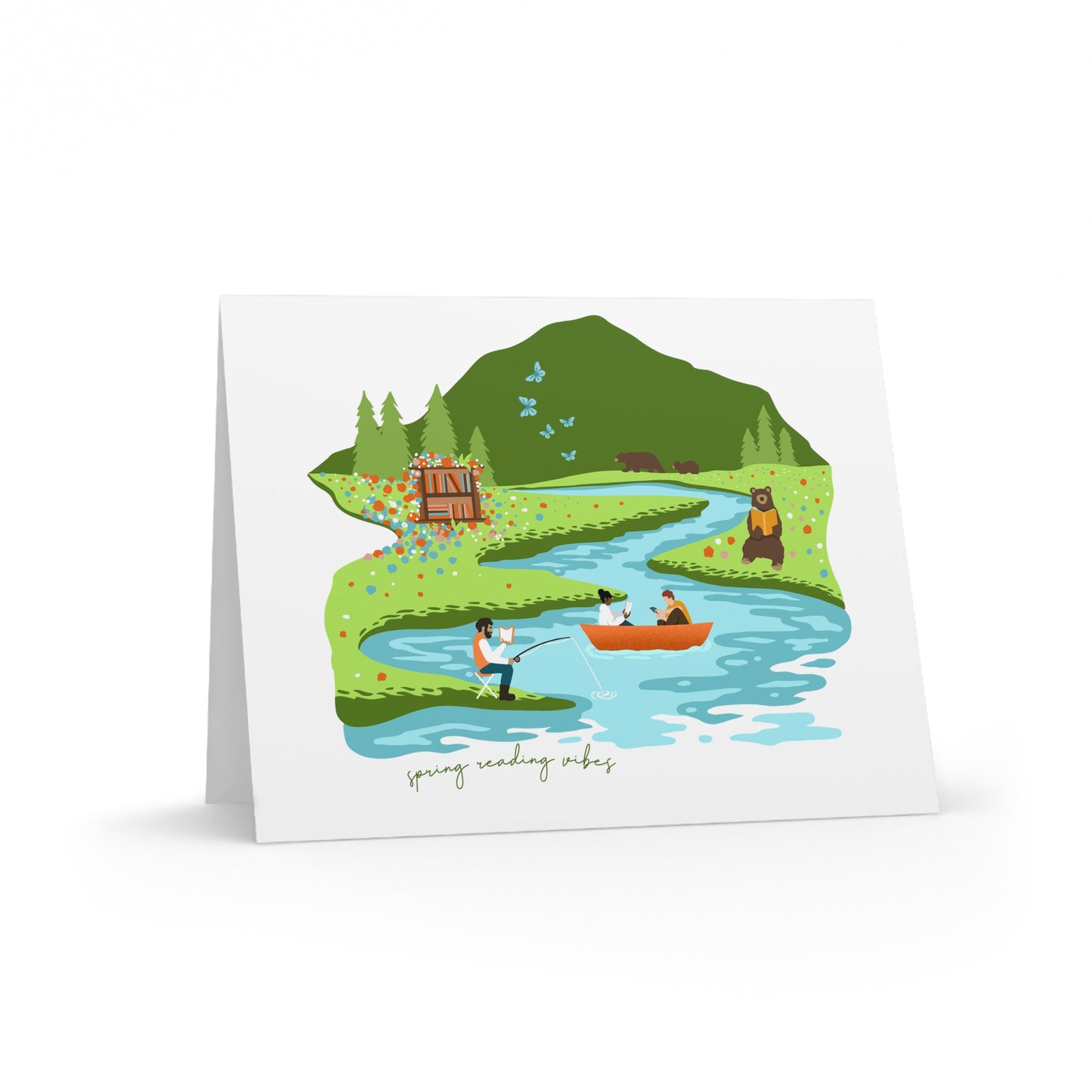 Spring Greeting Cards (8 pcs)