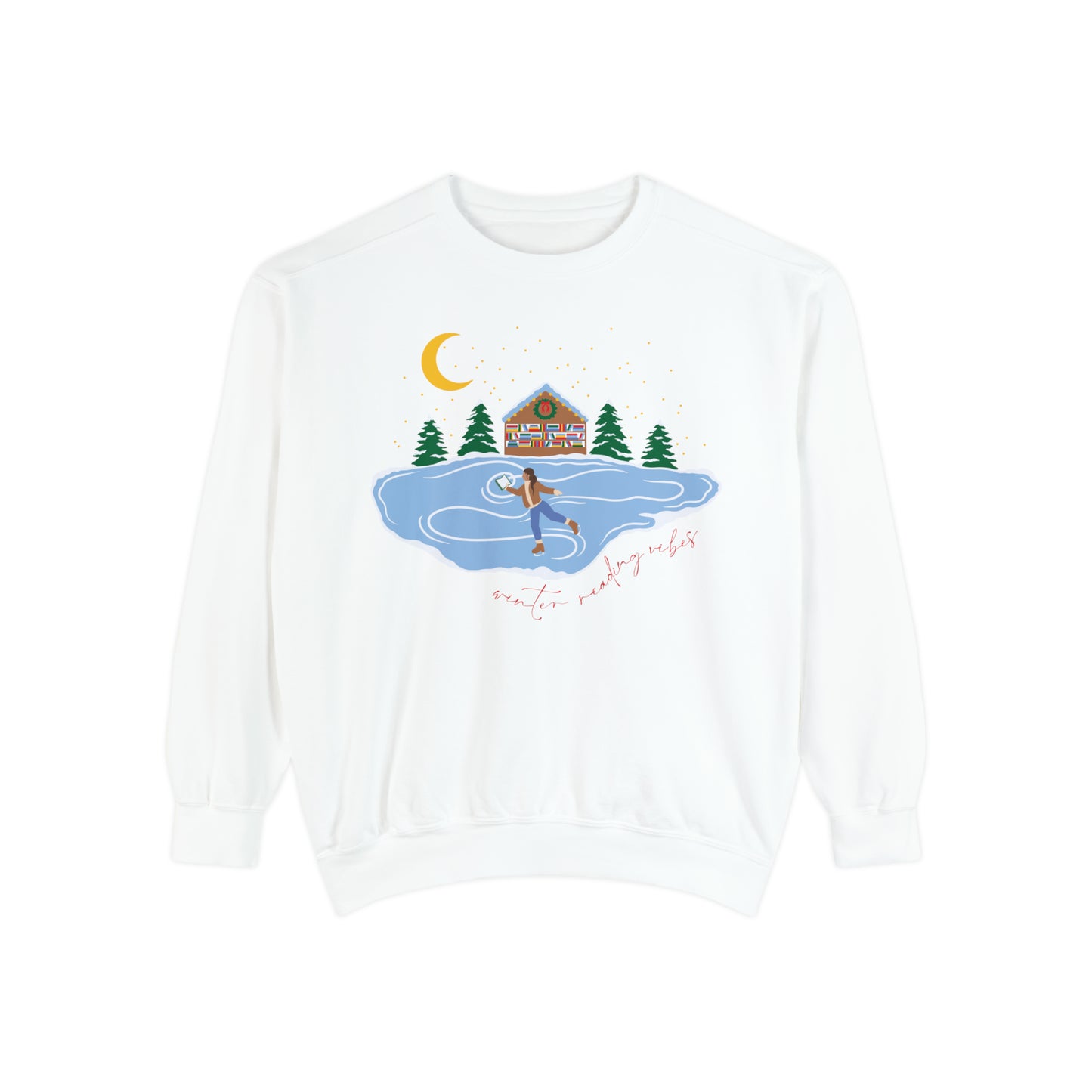 Winter Reading Vibes Unisex Sweatshirt (Full Color)