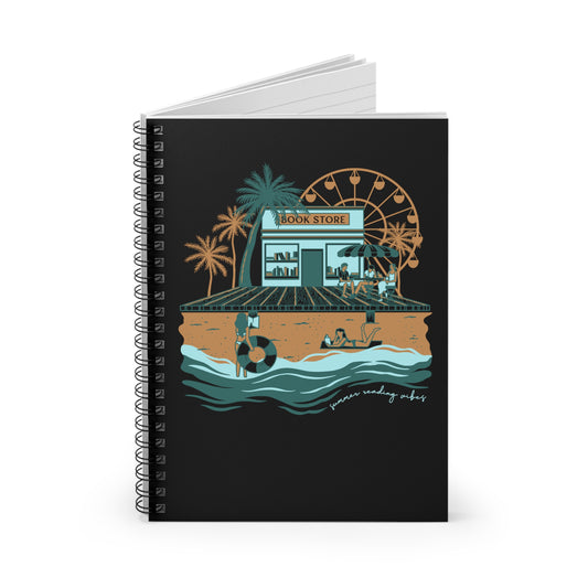 Summer Reading Vibes Spiral Notebook - Ruled Line (Three Color)