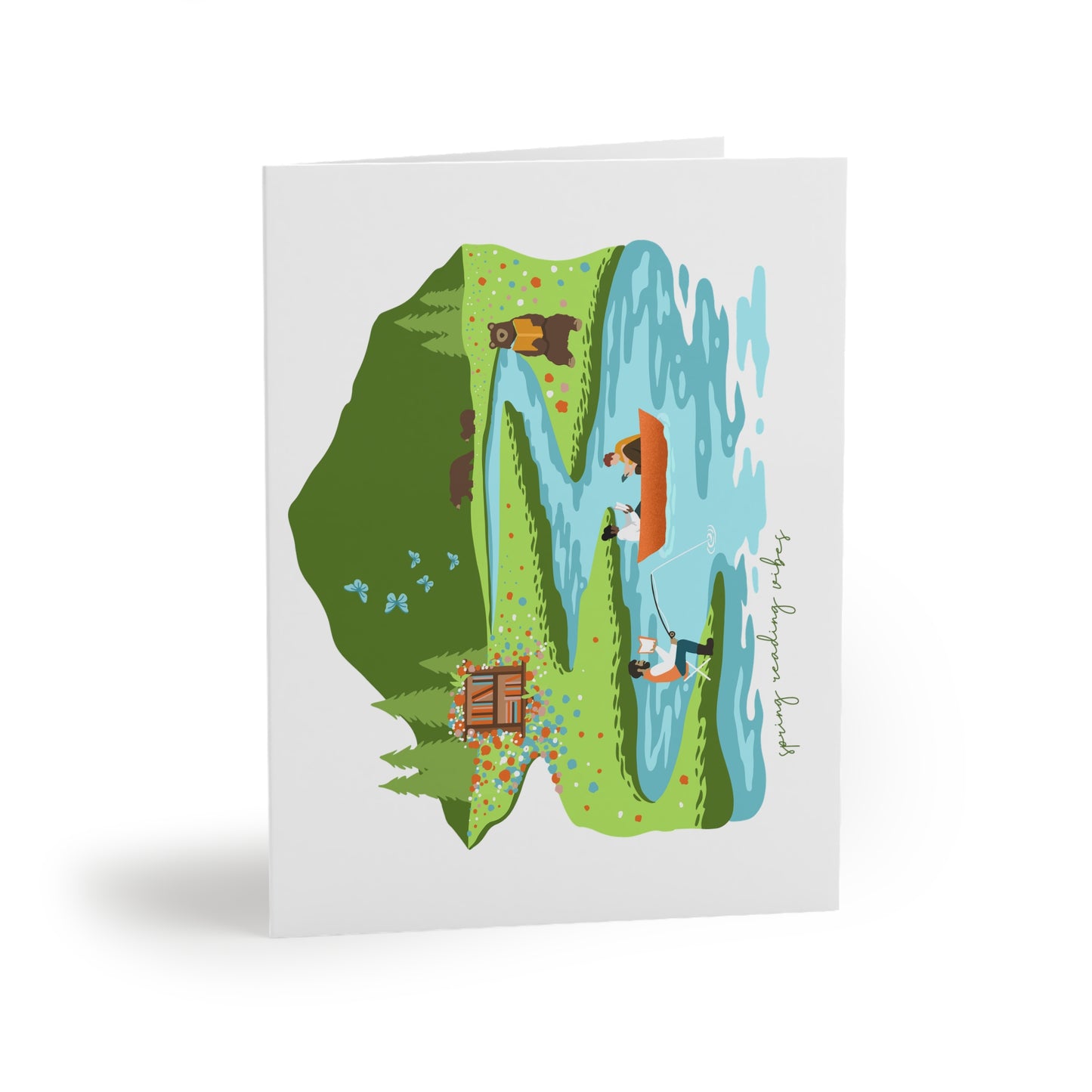 Spring Greeting Cards (8 pcs)